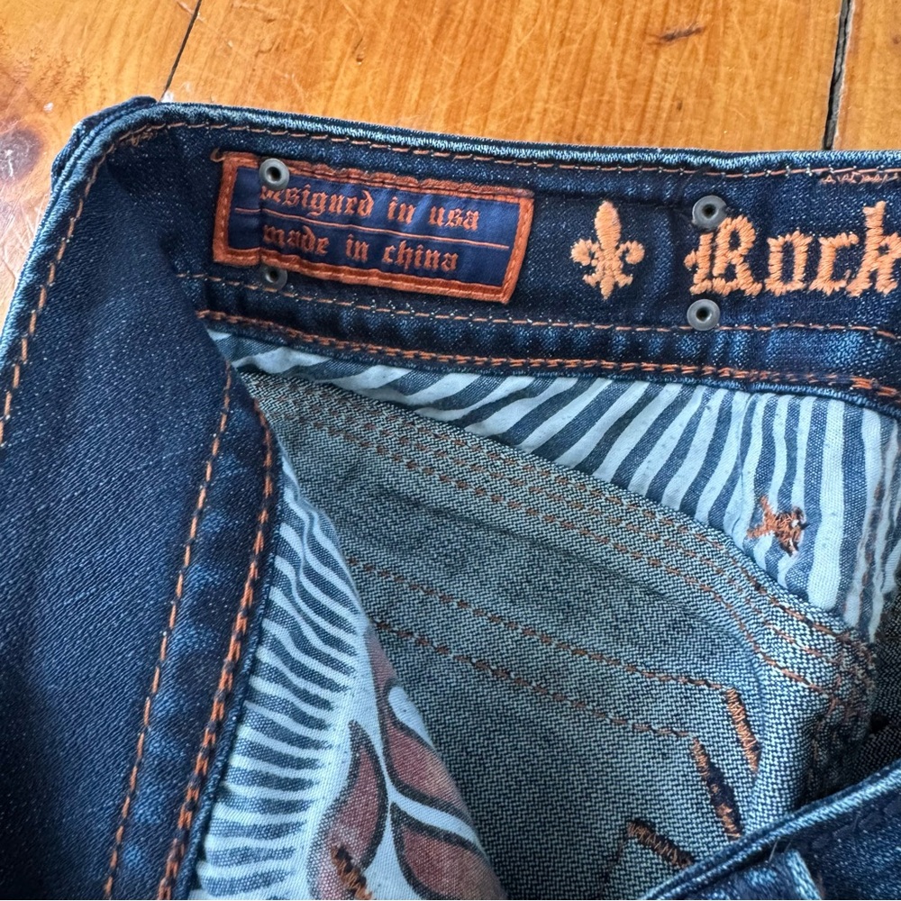 ROCK REVIVAL DEBBIE BOOTCUT JEANS SIZE 28 - Picture 6 of 7